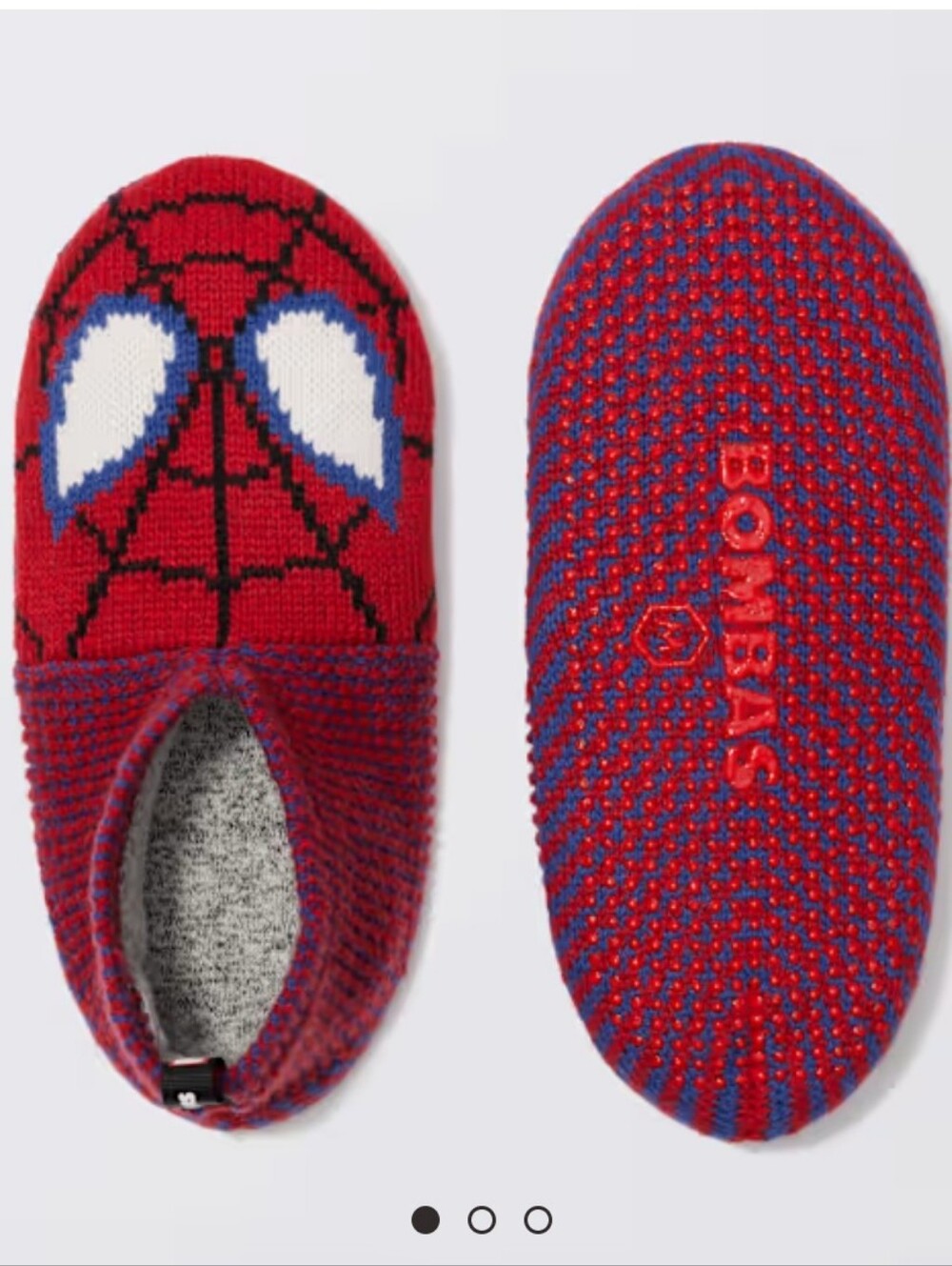 Bombas Marvel x Bombas Adult Gripper Slipper - Spider-Man